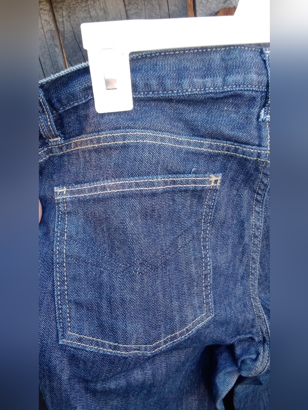 GAP denim Jean Straight Fit Stretch Womens 12 Regular 5 Pocket Pant - Picture 6 of 7